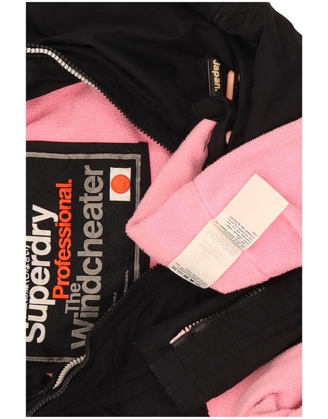 Damska kurtka wiatrówka Superdry The Windcheater UK 12, średnia czarna