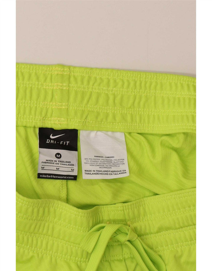 Damskie spodenki sportowe Nike Dri Fit UK 14, średni zielony poliester