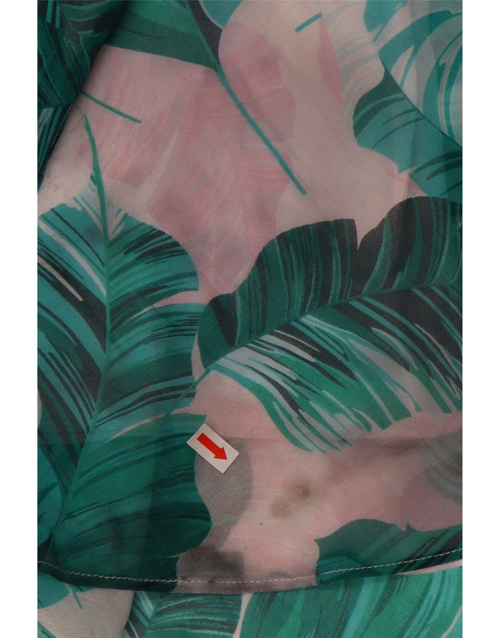 Damska spódnica w kształcie litery A GUESS UK 12 Medium W28 Niebieski kwiatowy poliester