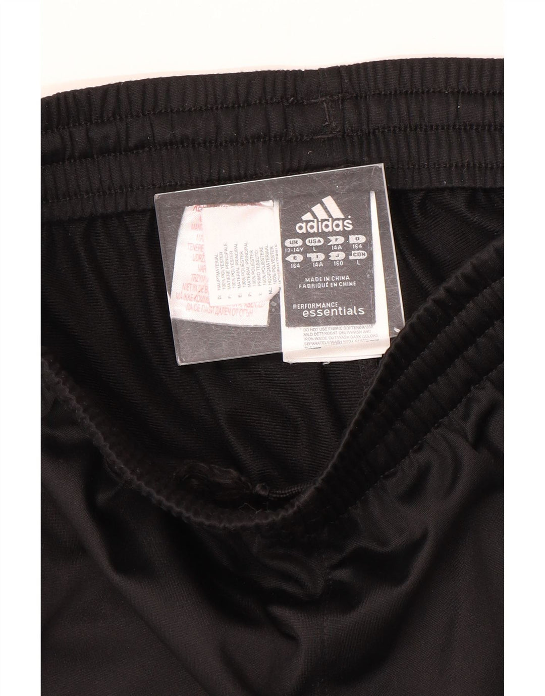 Adidas Chłopięce Spodnie Dresowe Joggery 13-14 Lat Czarny Poliester