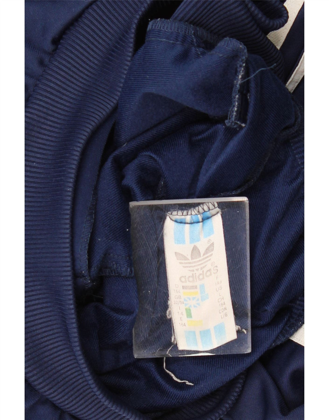 Chłopięca kurtka dresowa ADIDAS 13-14 lat, granatowa, poliester