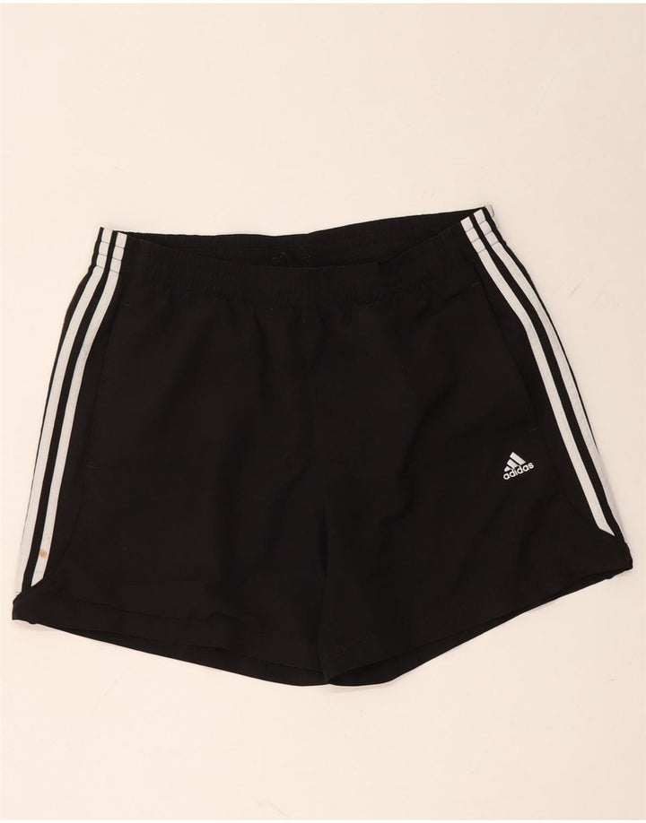 Męskie spodenki sportowe Adidas, duże, czarne, poliestrowe