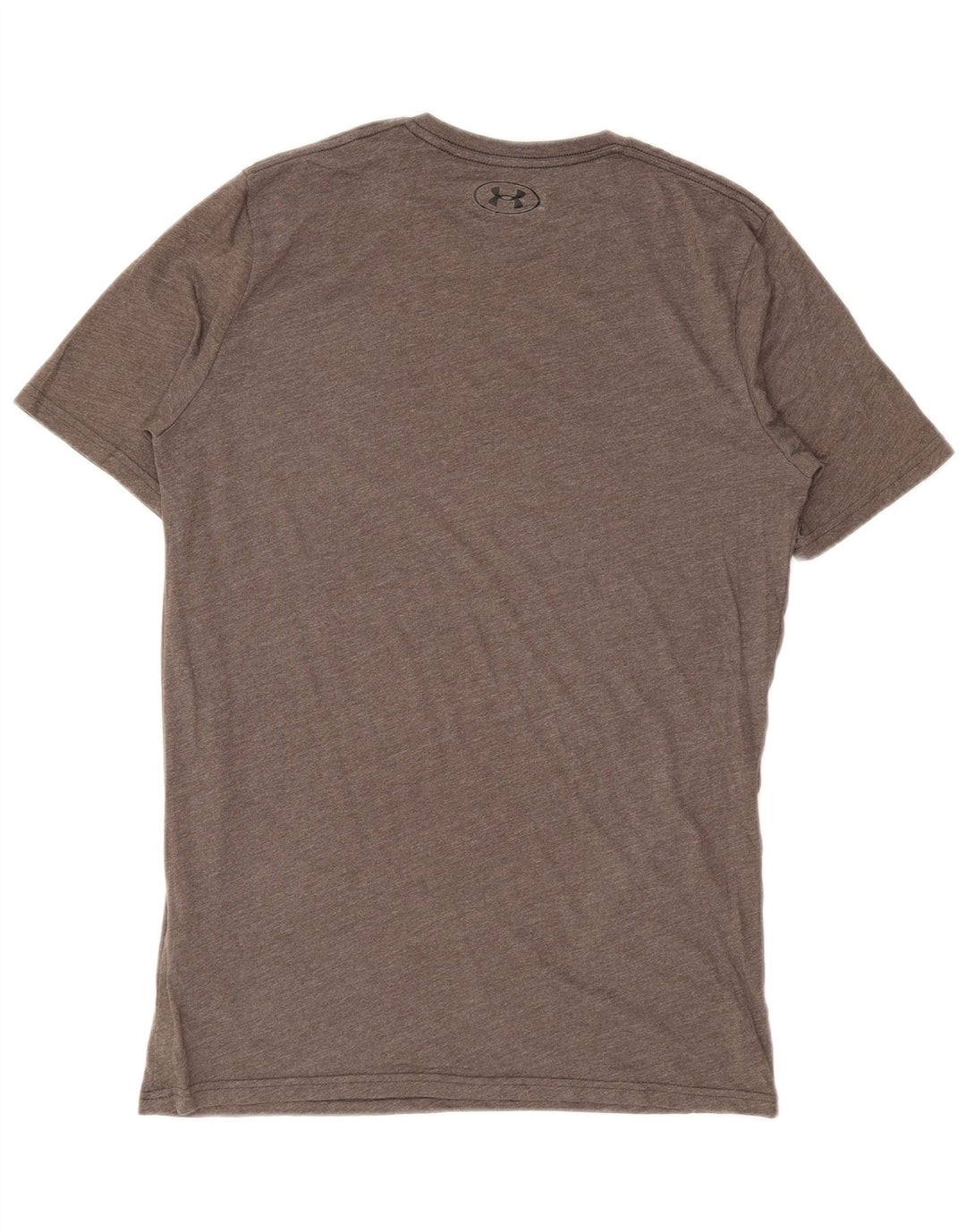 Męski T-shirt z grafiką Under Armour, mały, szary, bawełniany