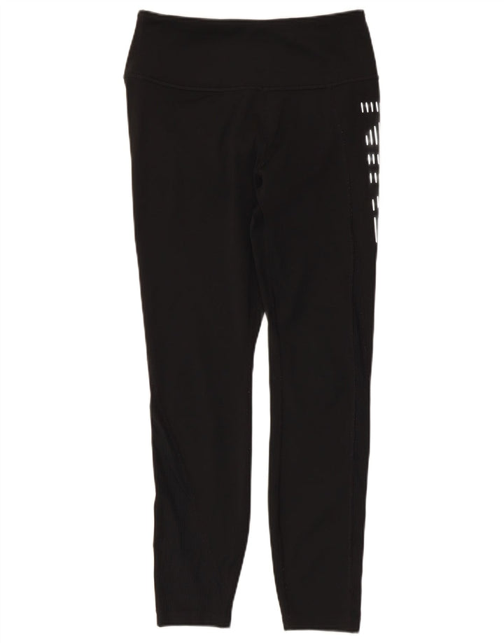 Damskie legginsy Nike Graphic UK 8, małe, czarne, poliestrowe