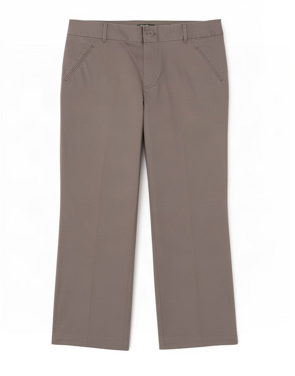 Spodnie Chino Eddie Bauer Blakely Fit US 16 2XL W36 L28 Szara bawełna