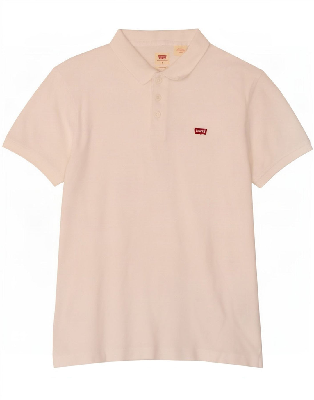 Męska standardowa koszulka polo Levi's, mała, biała, bawełniana