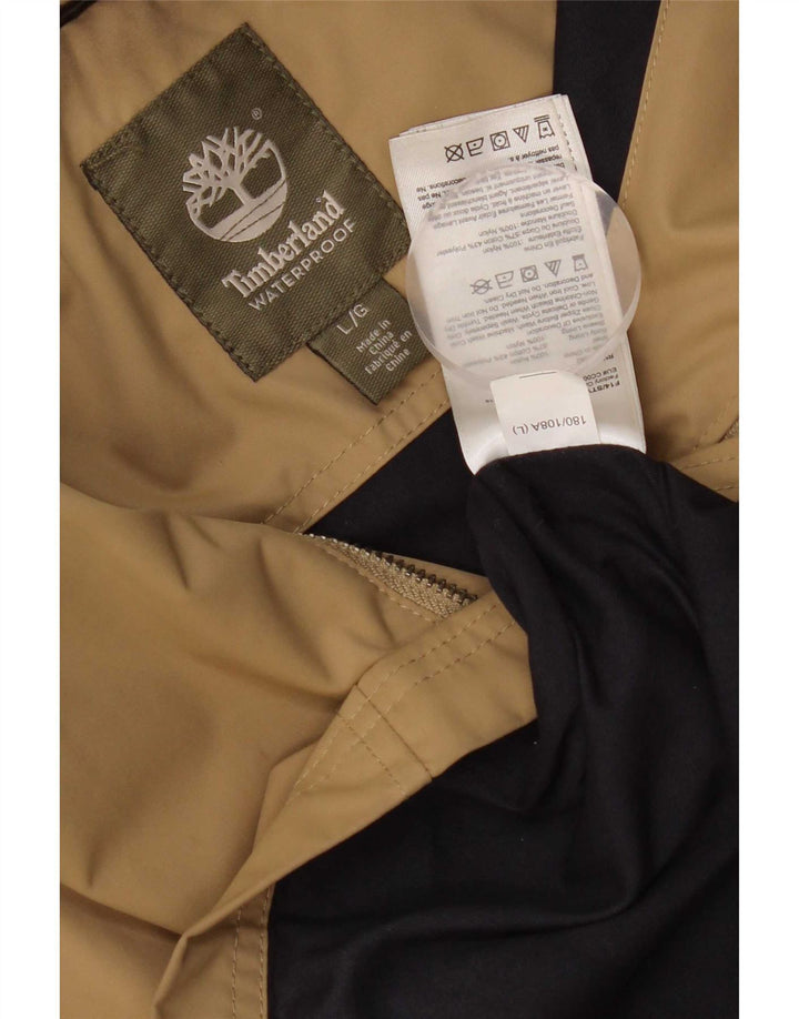 Męska kurtka użytkowa TIMBERLAND UK 40, duża, beżowa, nylonowa