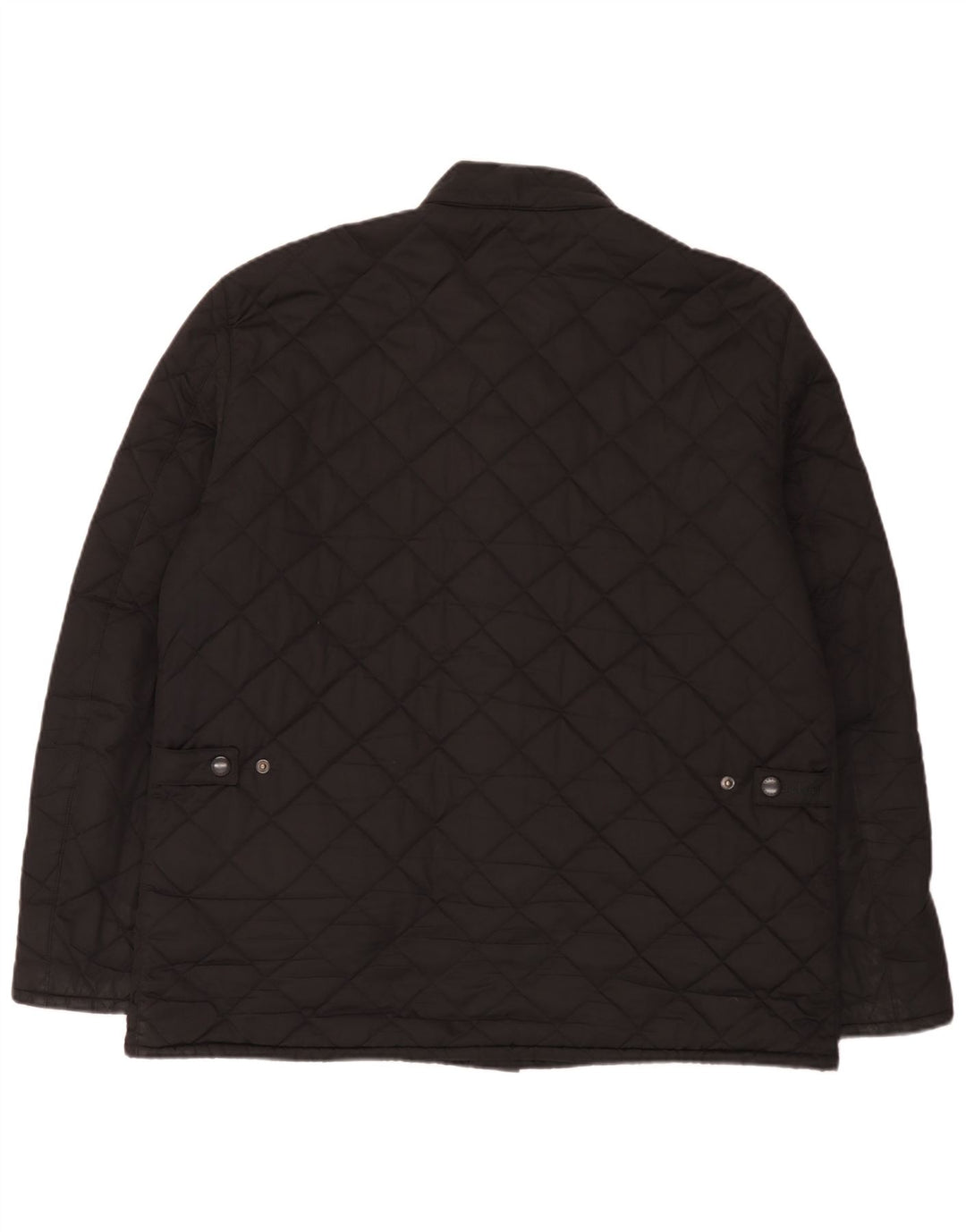 Męska pikowana kurtka Barbour UK 42 XL, czarny poliester