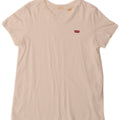 Męski T-shirt Levi's Top Średniej Białej Bawełny
