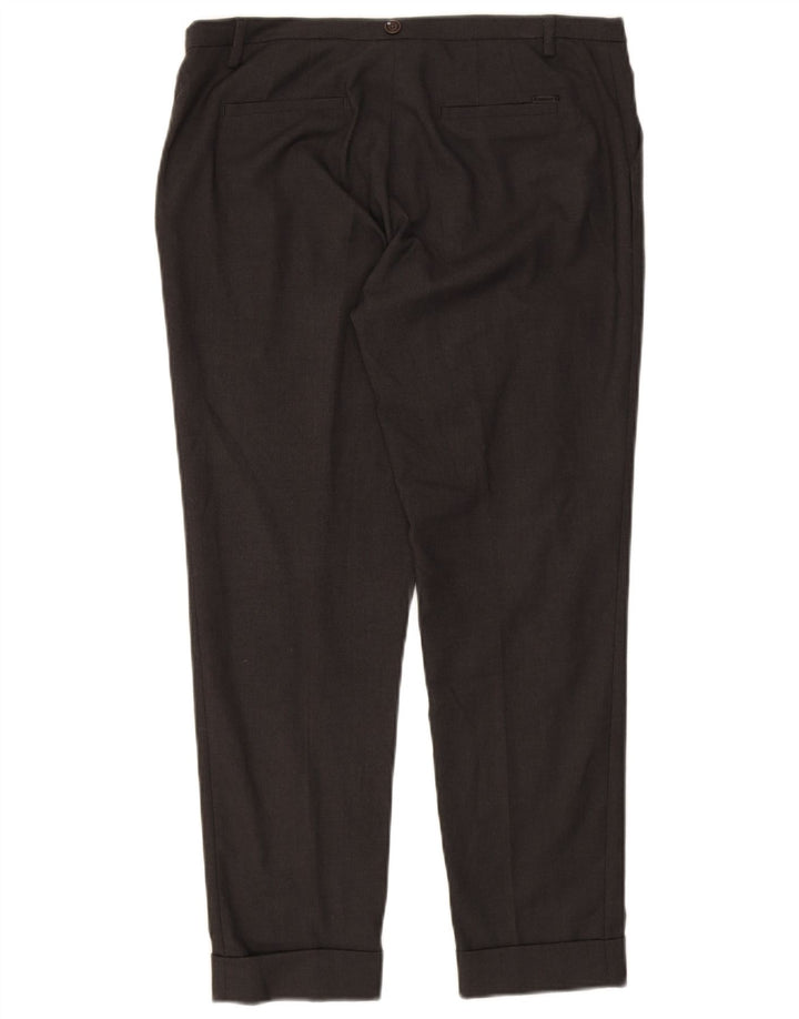 LIU JO Womens Slim Chino Trousers W29 L27 Grey Polyester