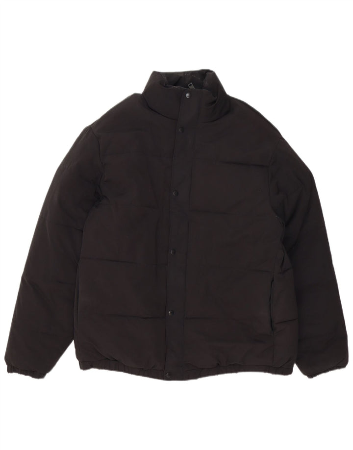 Męska ocieplana kurtka Zara UK 42 XL, czarny poliester