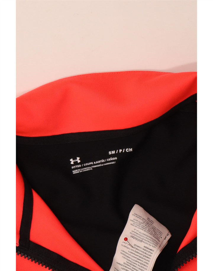 Męska dopasowana kurtka dresowa Under Armour, mała, czarna, z blokami kolorów