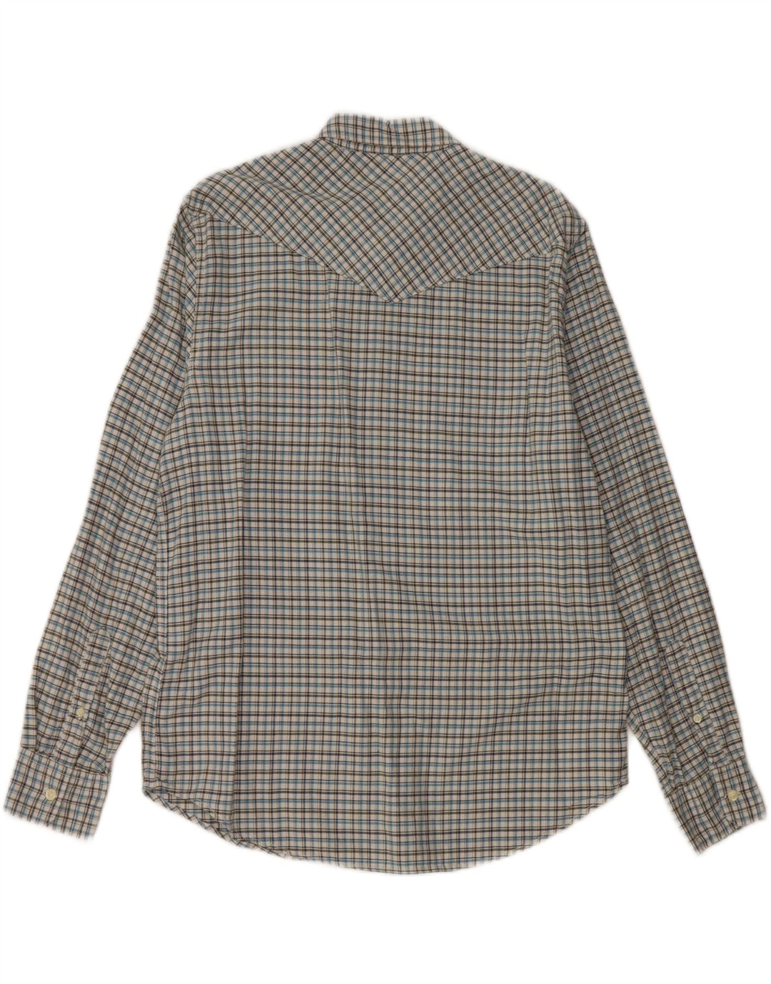 Koszula męska LEVI'S Coupe o standardowym kroju, bawełniana w średnią niebieską kratkę