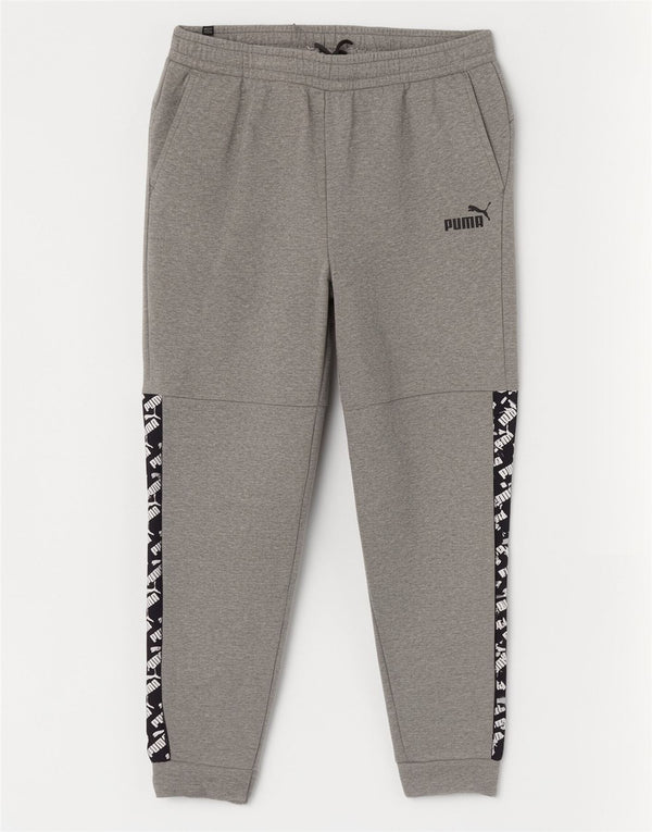 Męskie spodnie dresowe Puma Joggers 2XL W40 L31 Szare, sportowe bloki kolorów