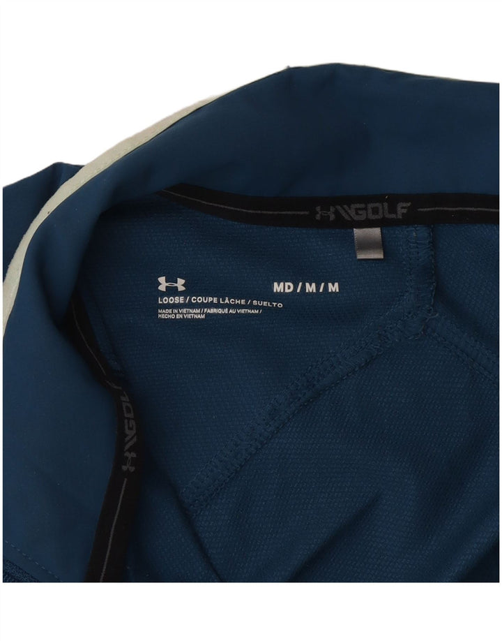 Męska bluza dresowa z grafiką Under Armour, średnia niebieska sportowa