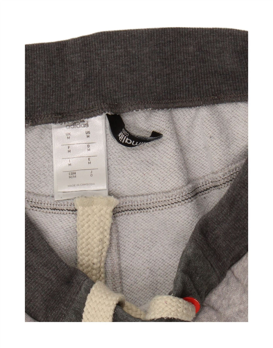 ADIDAS Mens Climalite Tracksuit Trousers Joggers Medium  Grey Cotton Vintage Adidas and Second-Hand Adidas from Messina Hembry 