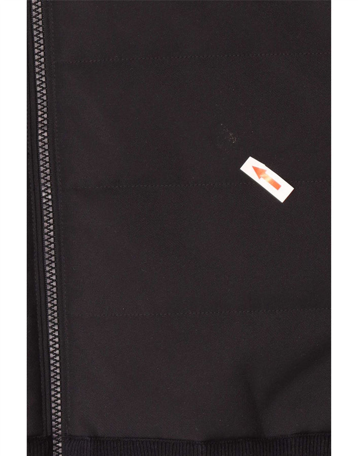 Męska kurtka bomberka Massimo Dutti UK 42 XL, czarna bawełna