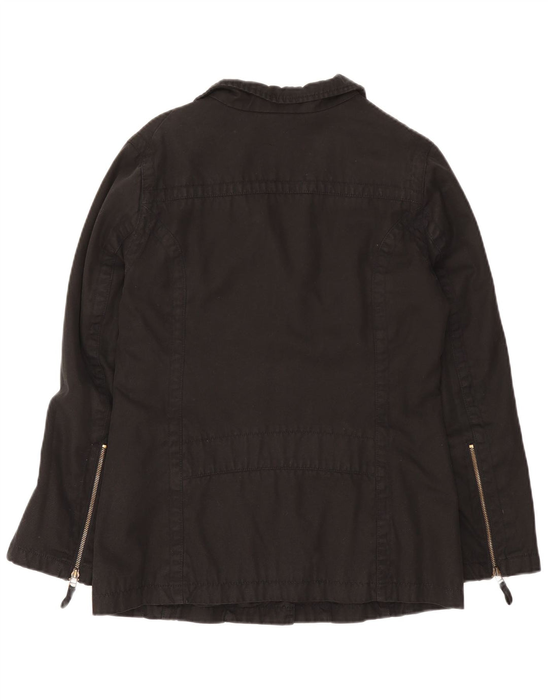 Kurtka damska Massimo Dutti UK 16, duża, czarna, bawełniana