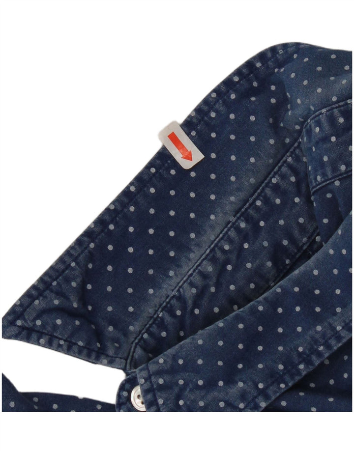Koszula męska Levi's, duża, niebieska, bawełniana w cętki