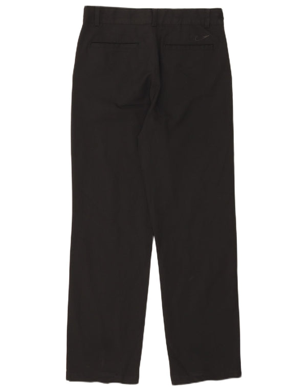 Damskie spodnie chino Nike Dri Fit Straight XL W30 L29 Czarny poliester