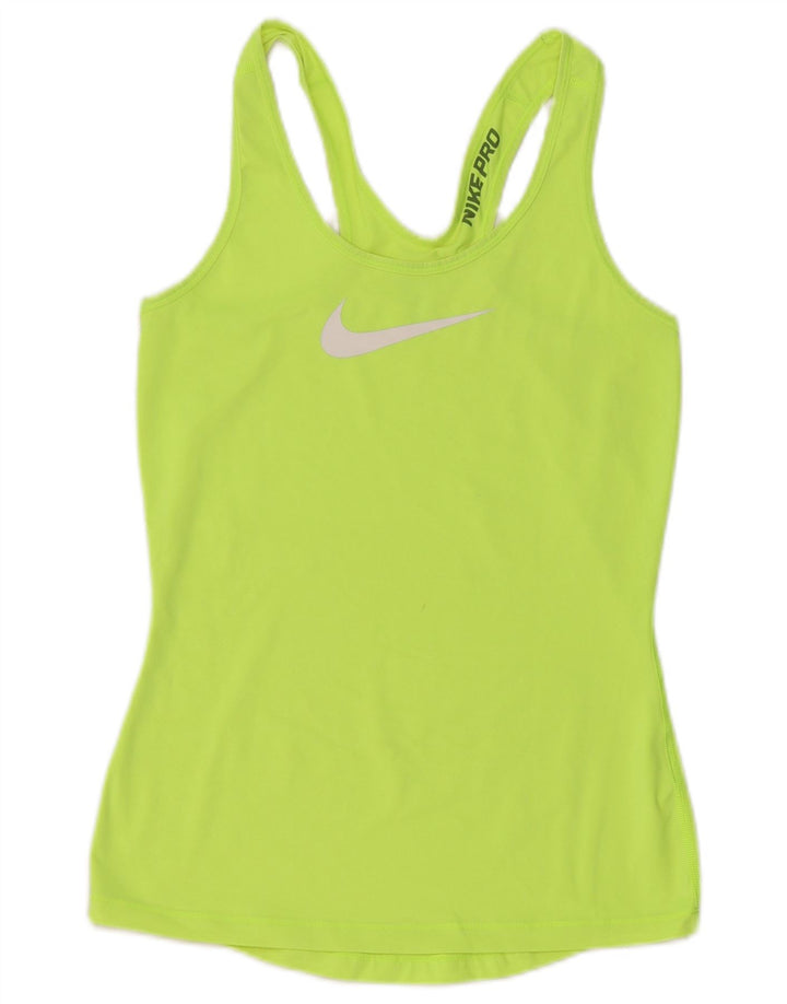 Damska kamizelka z grafiką NIKE UK 8, mała, zielona, syntetyczna