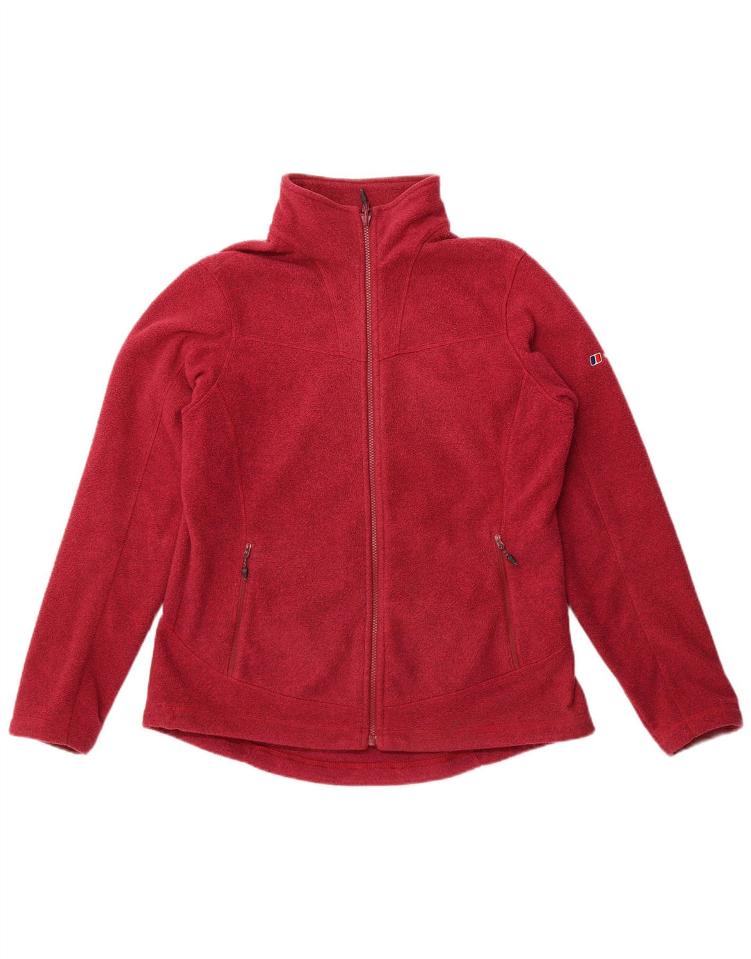 Damska kurtka polarowa Berghaus UK 16, duża, bordowa