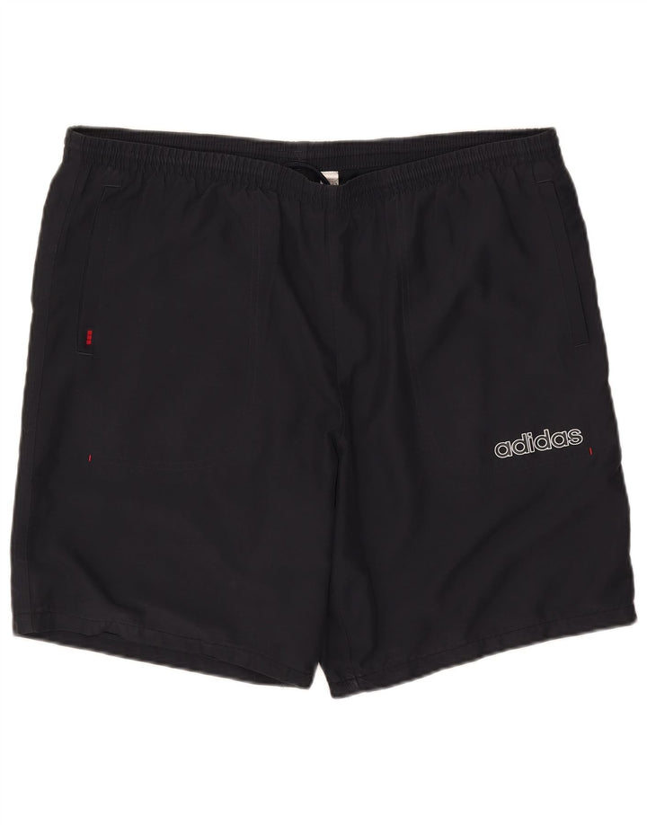 Męskie spodenki sportowe Adidas, duże, granatowe, z poliestru