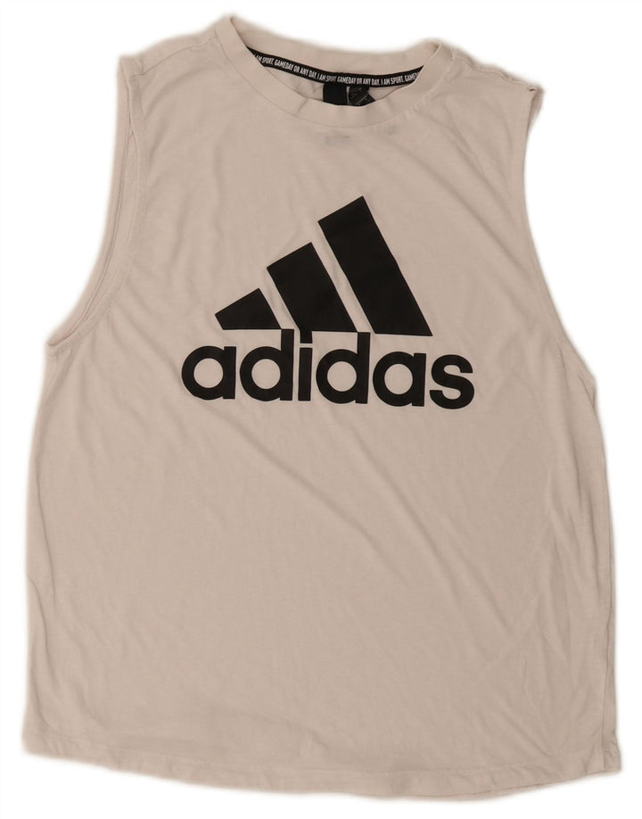 Damska kamizelka graficzna Adidas Top UK 8/10 Mała biała