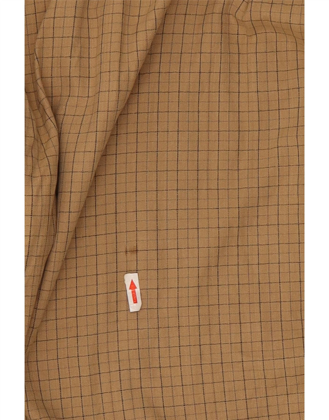 Męska koszula flanelowa Nautica 2XL, bawełniana beżowa krata