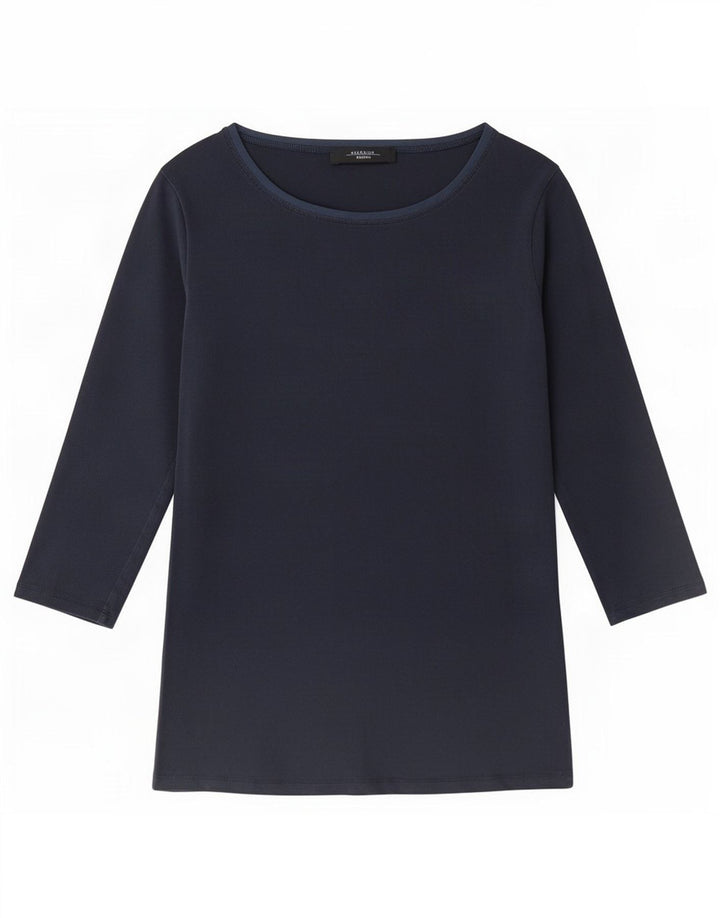 Damski top weekendowy Max Mara z rękawem 3/4, UK 14, średni granatowy