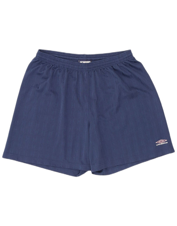 Damskie spodenki sportowe Umbro XL granatowe, geometryczne, sportowe