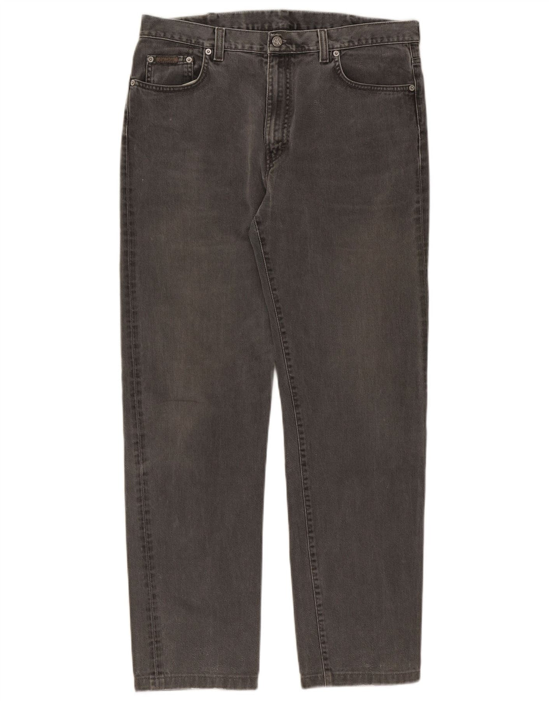 Męskie proste dżinsy Calvin Klein W34 L30 szare