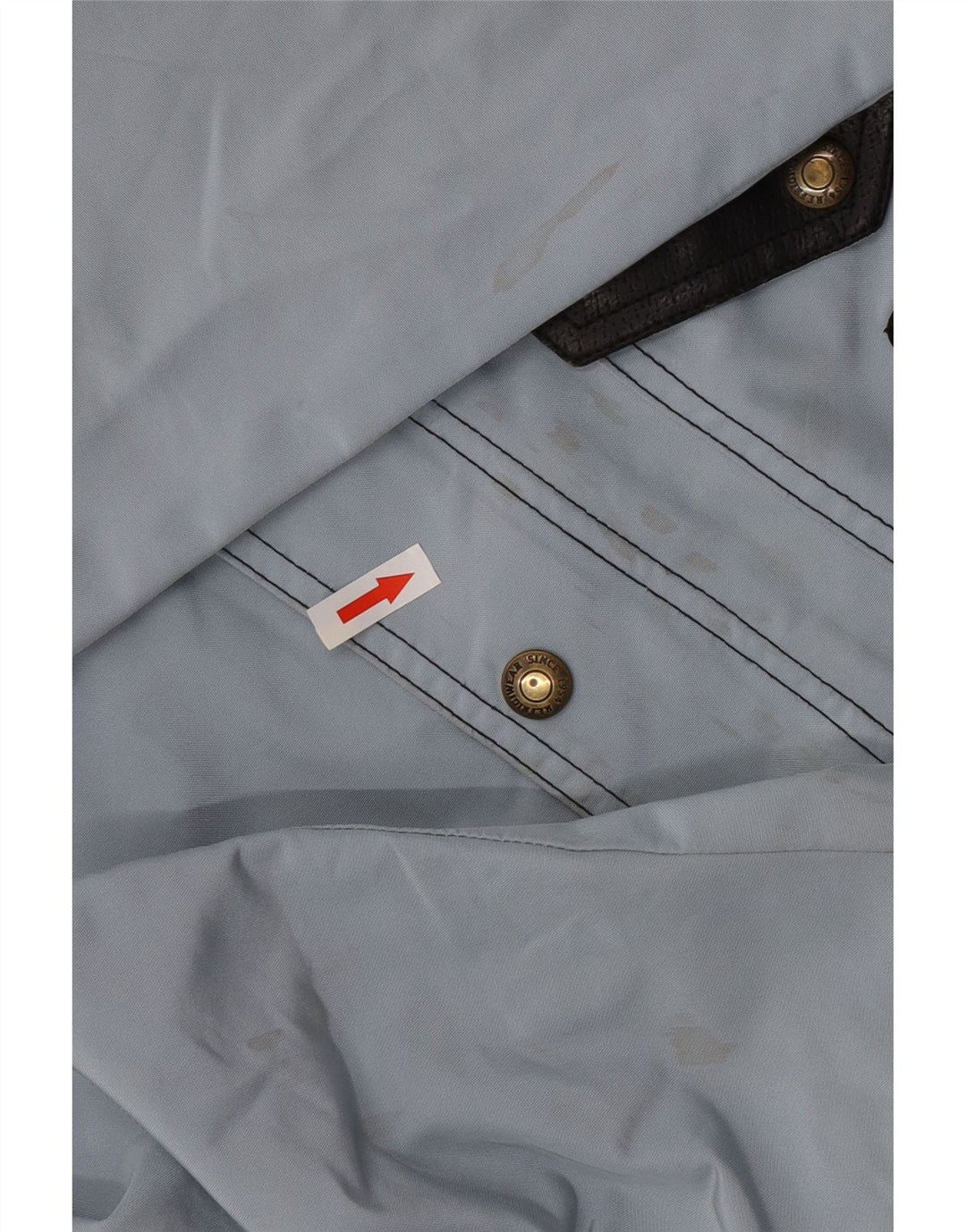 REFRIGIWEAR Męska kurtka wiatrówka z kapturem UK 34 XS Niebieski poliamid