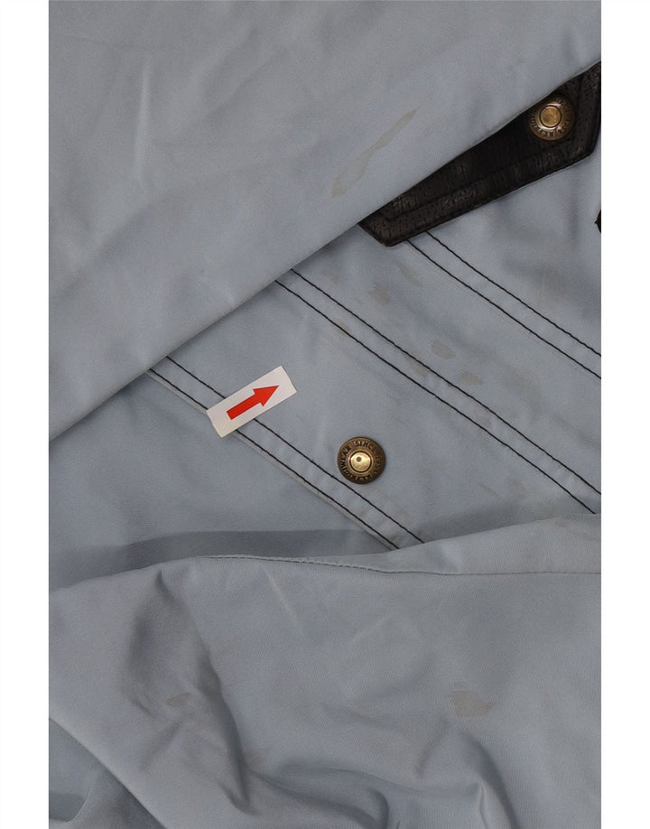 REFRIGIWEAR Męska kurtka wiatrówka z kapturem UK 34 XS Niebieski poliamid