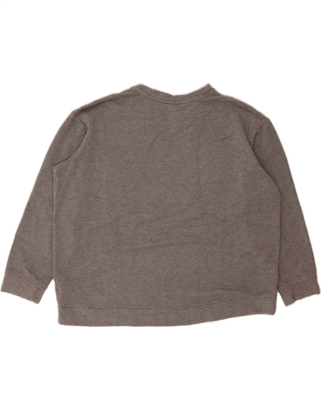 ORVIS Womens Oversized Sweatshirt Jumper UK 18 XL Grey Modal Vintage Orvis and Second-Hand Orvis from Messina Hembry 