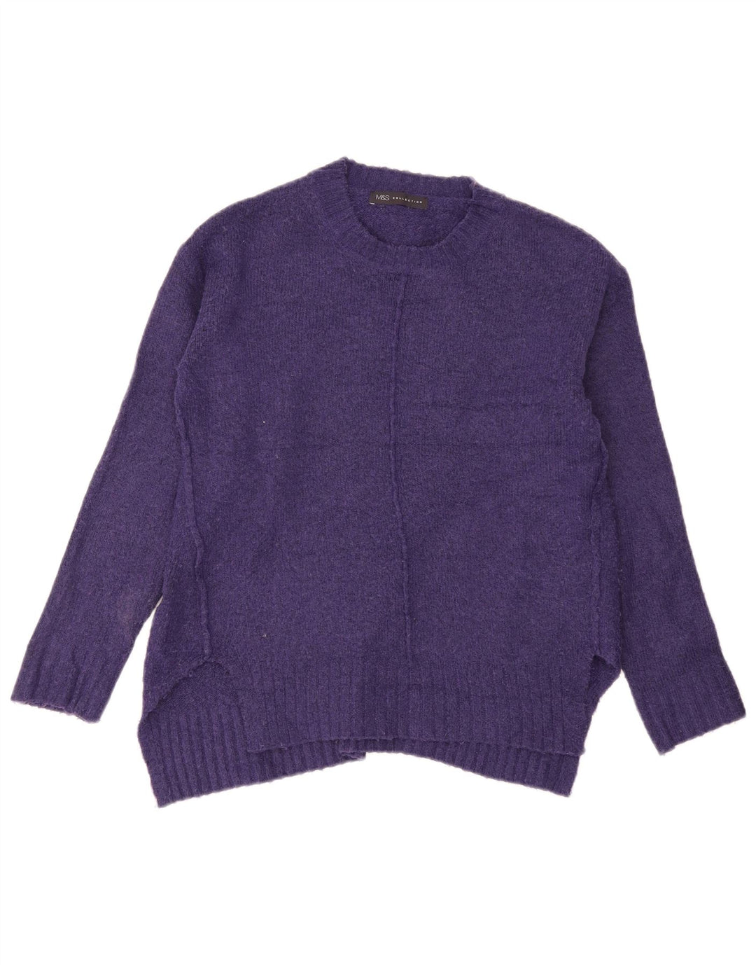 Sweter damski Marks & Spencer z okrągłym dekoltem, UK 10, mały fiolet