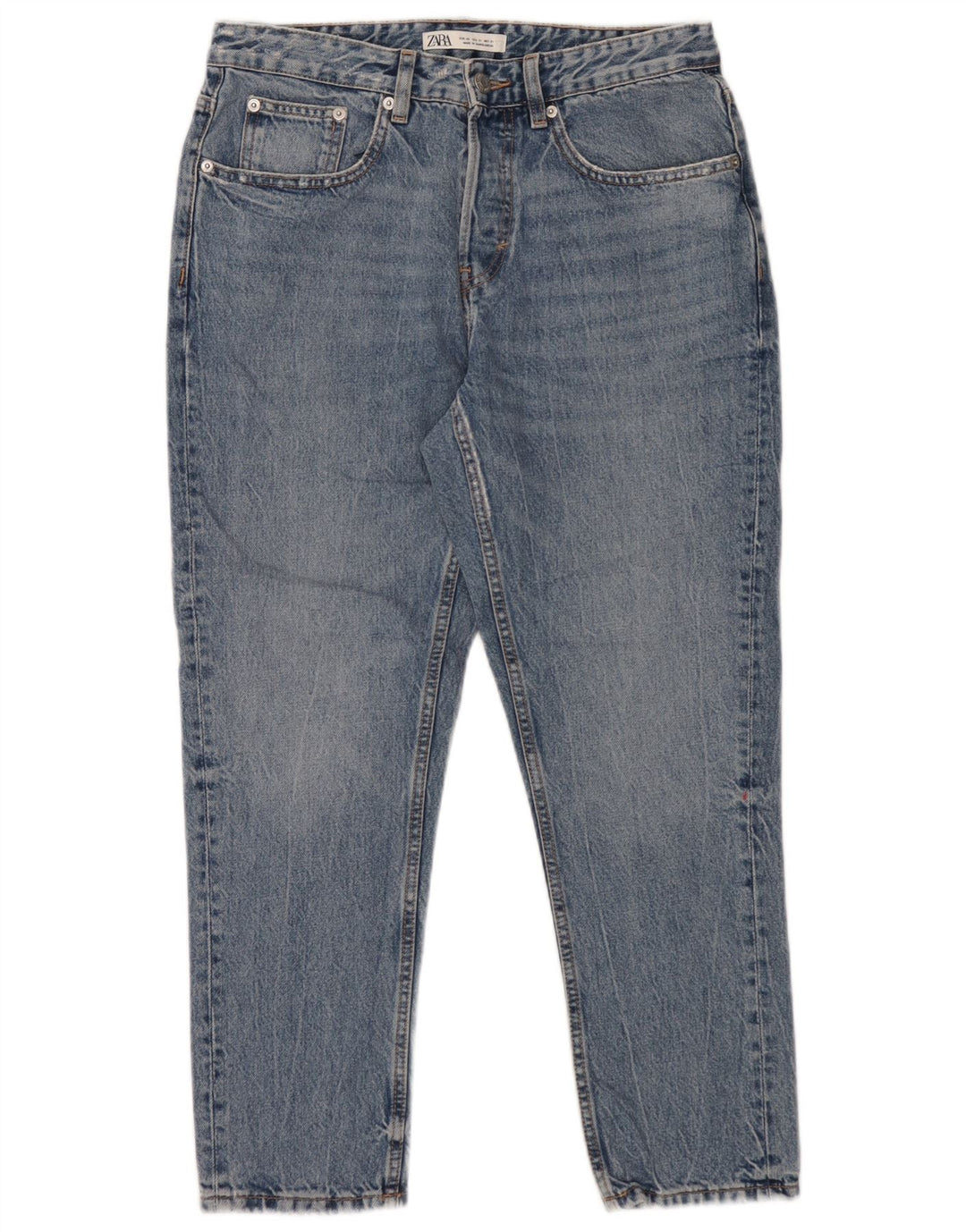 Zwężane jeansy męskie Zara EU 40 Medium W31 L26 Niebieskie bawełniane