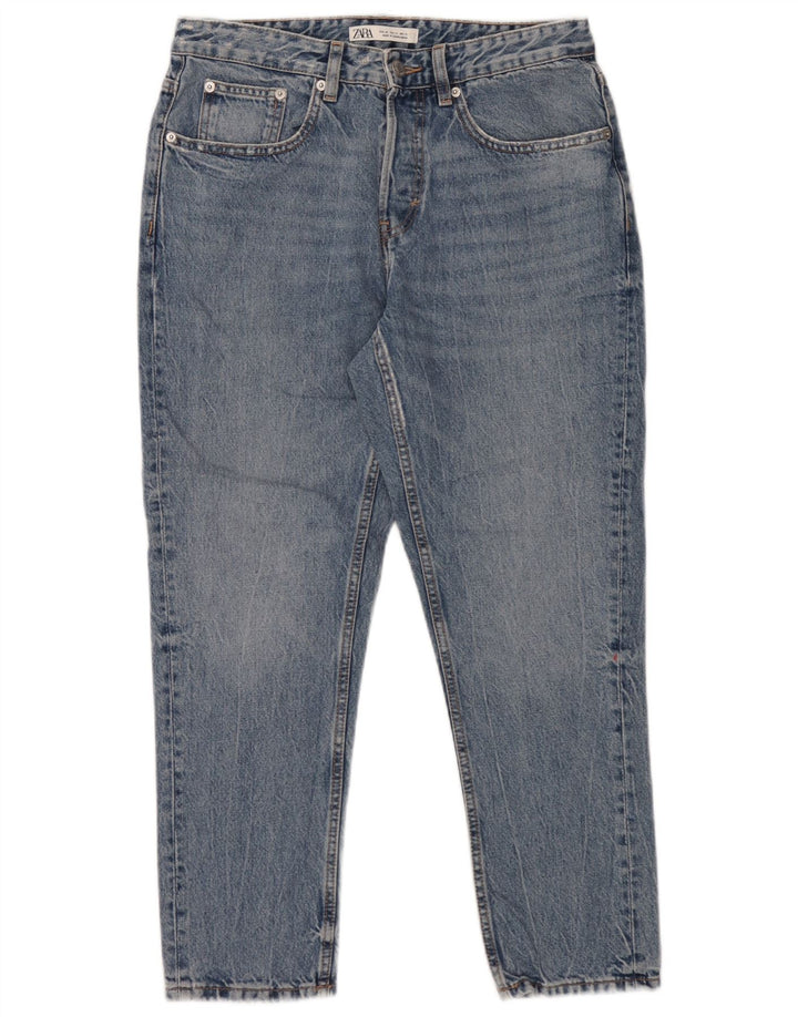 Zwężane jeansy męskie Zara EU 40 Medium W31 L26 Niebieskie bawełniane