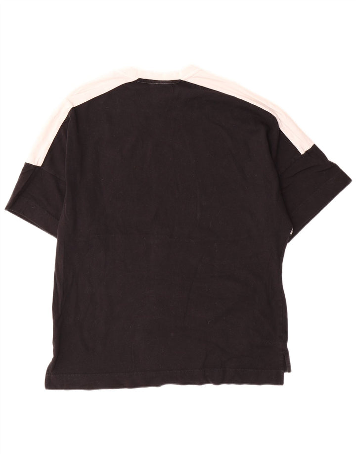 T-shirt męski Nike, bawełniany, średni czarny, z blokami kolorów