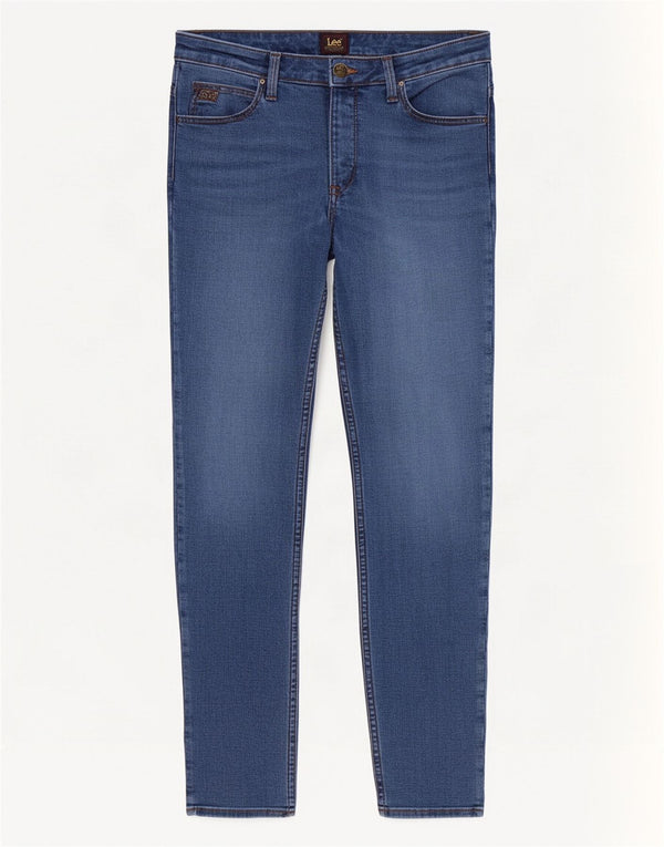 Damskie jeansy Lee Scarlett Skinny W32 L28 Niebieskie bawełniane