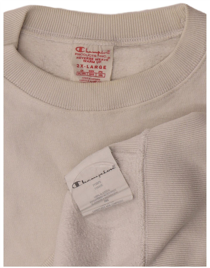 Bluza damska Champion UK 20 2XL Biała bawełna