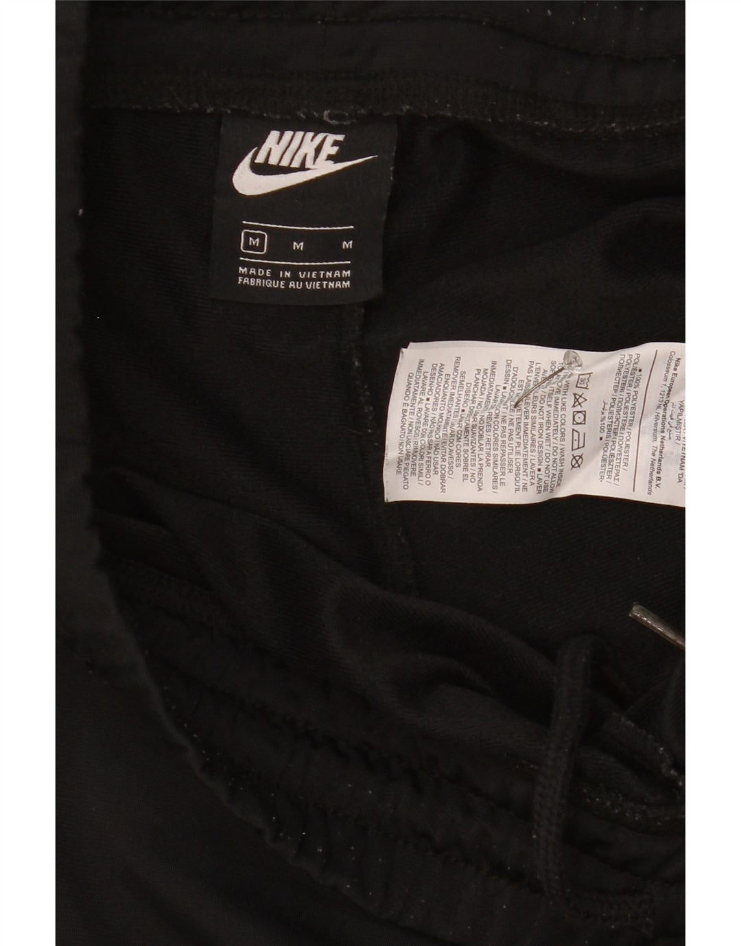 Męskie spodnie dresowe Nike, średni czarny poliester