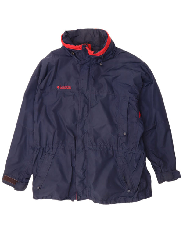 Męska kurtka wiatrówka z kapturem Columbia UK 42 XL w kolorze granatowym