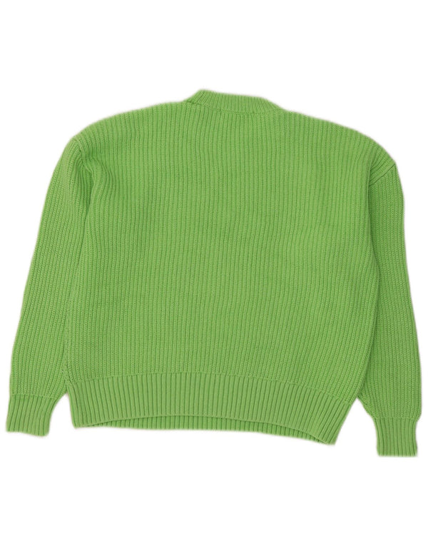 Marks & Spencer Damski sweter z okrągłym dekoltem, UK 14, średni zielony