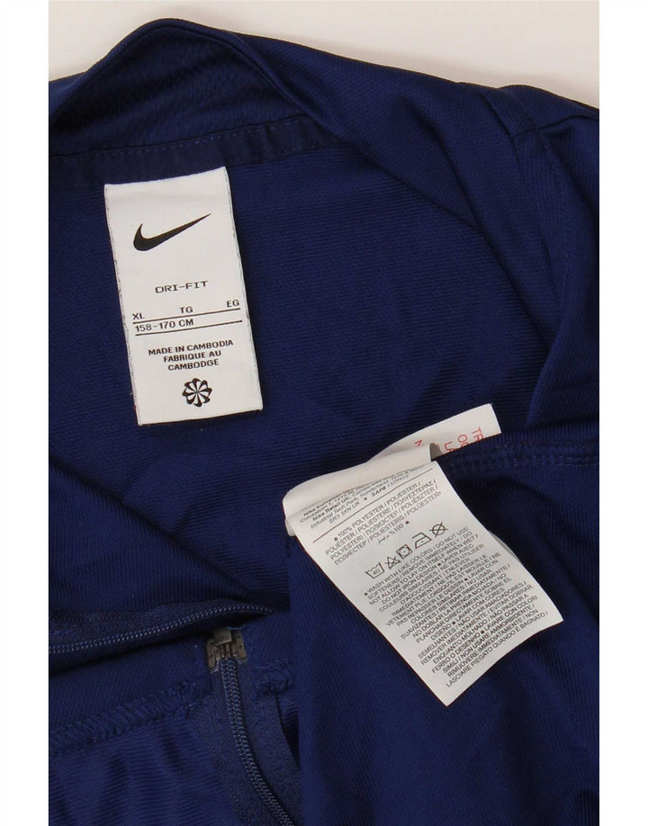 Kurtka chłopięca Nike Dresowa Top 12-13 lat XL Granatowa, Poliester