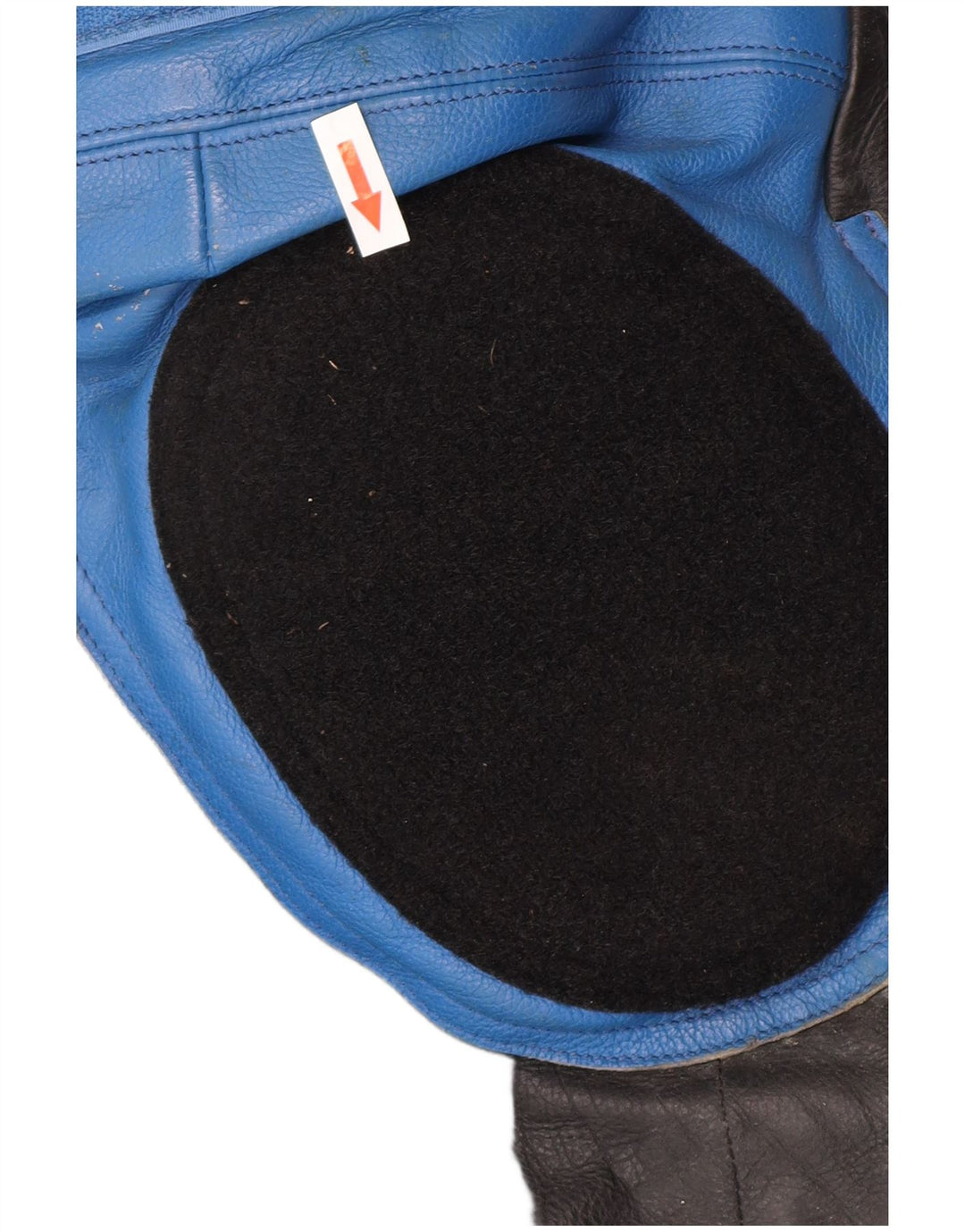 Męski kombinezon skórzany AXO Racer Graphic IT 56 2XL Niebieska skóra z blokami kolorów