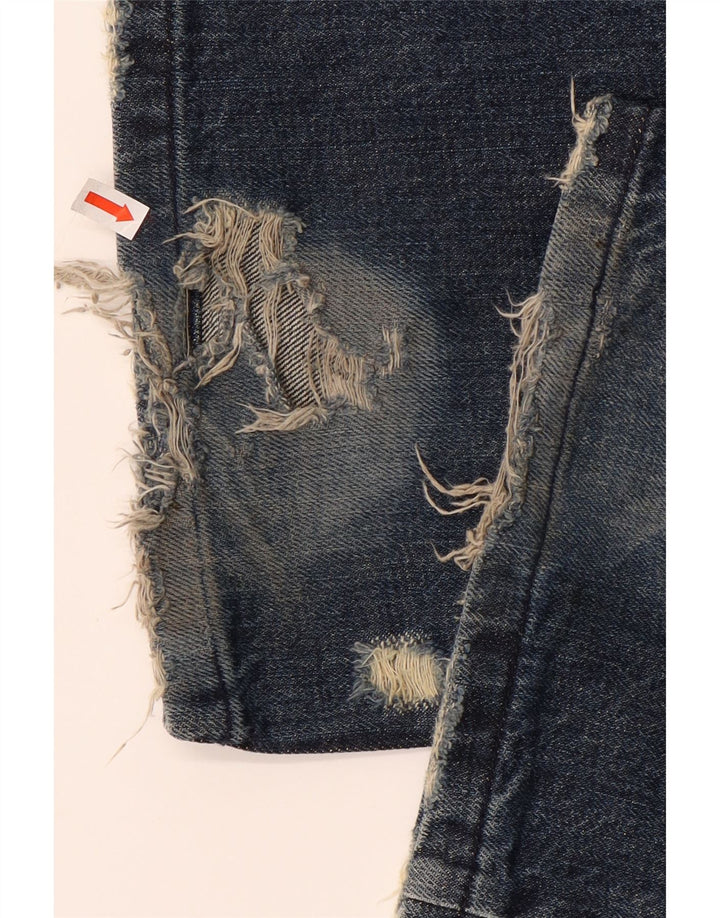 DKNY Mens Straight Jeans W33 L31 Blue Cotton