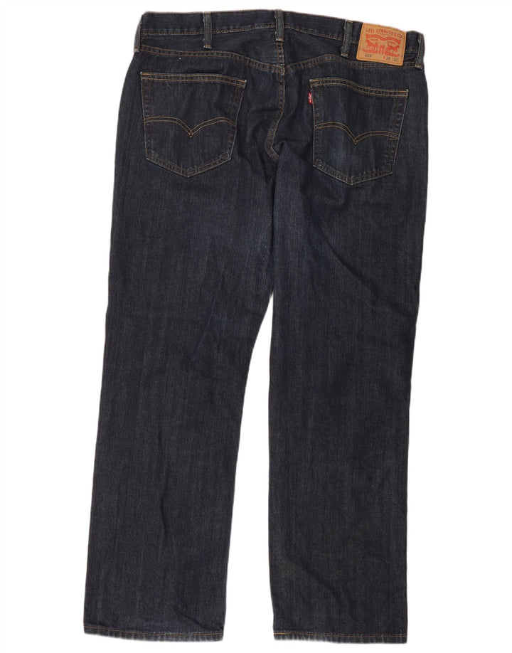 Męskie dżinsy Levi's 559 Straight W38 L32 Granatowa bawełna
