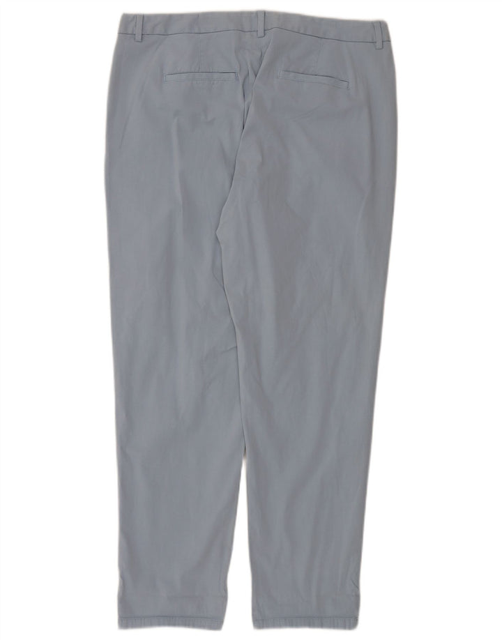 Spodnie damskie MARKS & SPENCER Slim Chino UK 14, duże W36 L30 Niebieskie