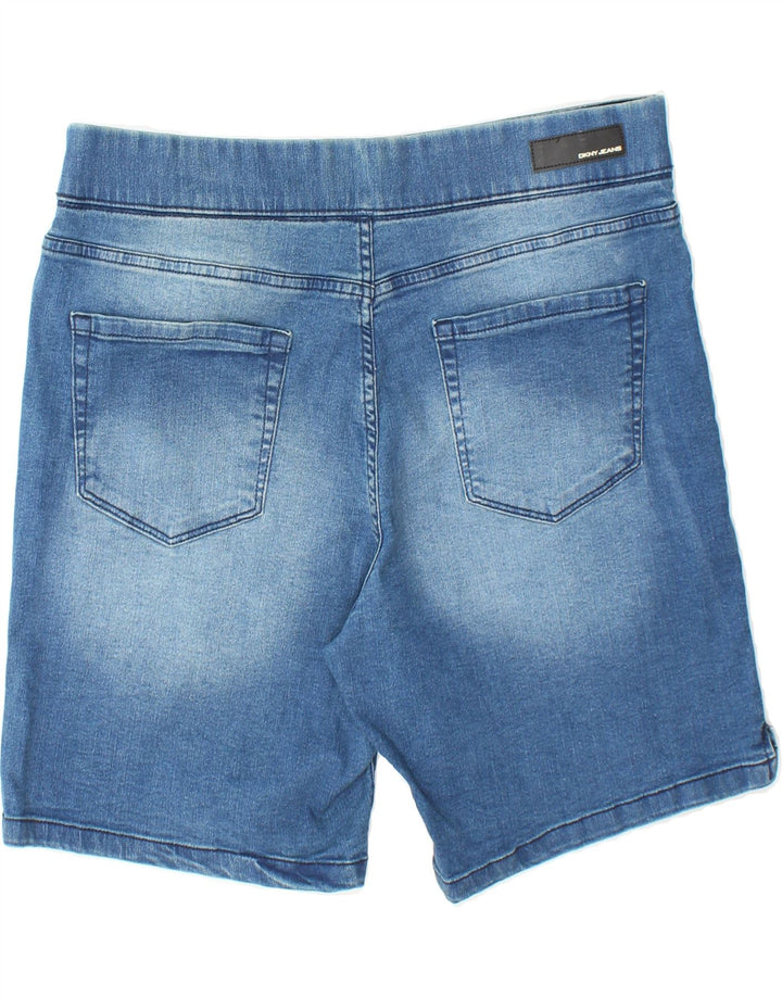 DKNY Womens High Waist Denim Shorts Medium W30 Blue Cotton Vintage Dkny and Second-Hand Dkny from Messina Hembry 